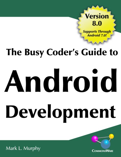The Busy Coder’s Guide to Android Development 8.0