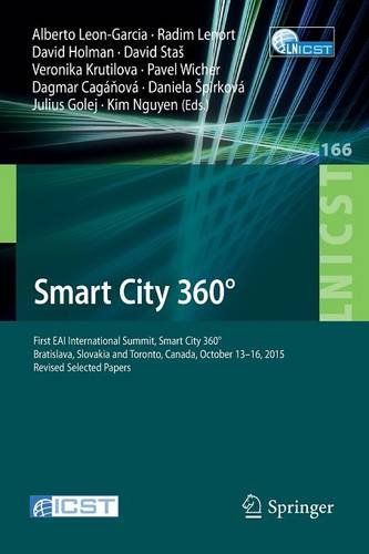 Smart City 360°: First EAI International Summit, Smart City 360°, Bratislava, Slovakia and Toronto, Canada, October 13-16, 2015. Revised Selected Pape