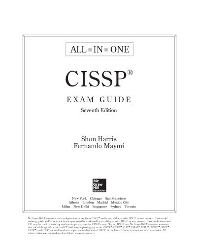 CISSP All in one Exam Guide