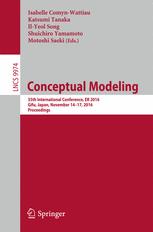 Conceptual Modeling: 35th International Conference, ER 2016, Gifu, Japan, November 14-17, 2016, Proceedings