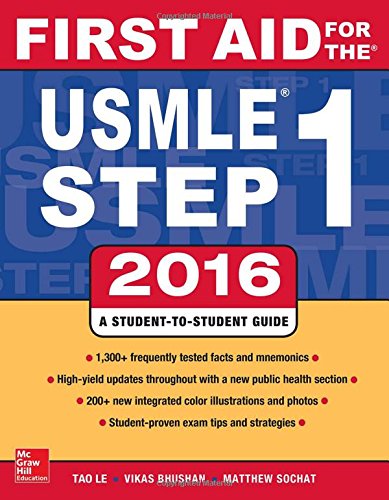 First Aid for the Usmle Step 1, 2016