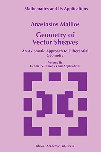 Geometry of Vector Sheaves: An Axiomatic Approach to Differential Geometry. Volume I: Vector Sheaves. General Theory