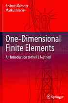 One-dimensional finite elements : an introduction to the FE method