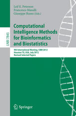 Computational Intelligence Methods for Bioinformatics and Biostatistics: 9th International Meeting, CIBB 2012, Houston, TX, USA, July 12-14, 2012 Revi