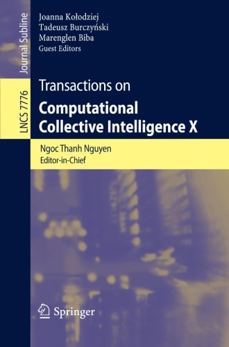 Transactions on Computational Collective Intelligence X