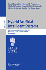 Hybrid Artificial Intelligent Systems: 8th International Conference, HAIS 2013, Salamanca, Spain, September 11-13, 2013. Proceedings