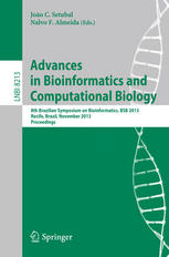Advances in Bioinformatics and Computational Biology: 8th Brazilian Symposium on Bioinformatics, BSB 2013, Recife, Brazil, November 3-7, 2013, Proceed