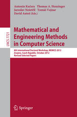 Mathematical and Engineering Methods in Computer Science: 8th International Doctoral Workshop, MEMICS 2012, Znojmo, Czech Republic, October 25-28, 201
