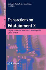 Transactions on Edutainment X