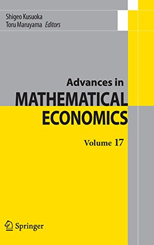 Advances in mathematical economics. Vol.17