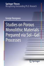 Studies on Porous Monolithic Materials Prepared via Sol–Gel Processes