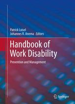 Handbook of Work Disability: Prevention and Management