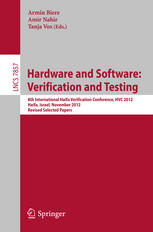 Hardware and Software: Verification and Testing: 8th International Haifa Verification Conference, HVC 2012, Haifa, Israel, November 6-8, 2012. Revised