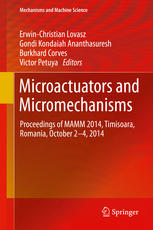 Microactuators and Micromechanisms: Proceedings of MAMM 2014, Timisoara, Romania, October 2-4, 2014