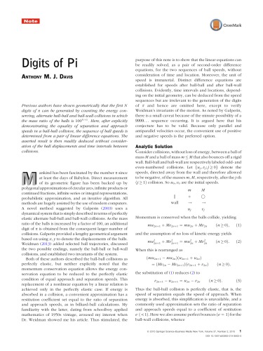 [Journal] The Mathematical Intelligencer. Vol. 37. No 2