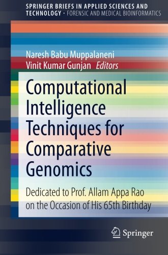Computational Intelligence Techniques for Comparative Genomics: Dedicated to Prof. Allam Appa Rao on the Occasion of His 65th Birthday