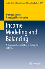 Income Modeling and Balancing: A Rigorous Treatment of Distribution Patterns