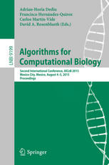 Algorithms for Computational Biology: Second International Conference, AlCoB 2015, Mexico City, Mexico, August 4-5, 2015, Proceedings