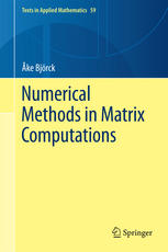 Numerical Methods in Matrix Computations