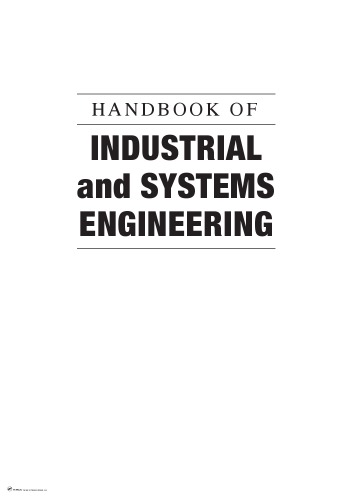 Handbook of industrial and systems engineering