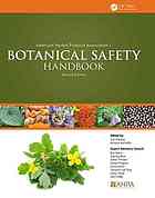 American Herbal Products Association botanical safety handbook