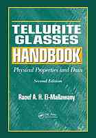 Tellurite glasses handbook : physical properties and data