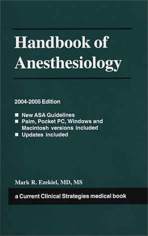 Handbook Of Anesthesiology