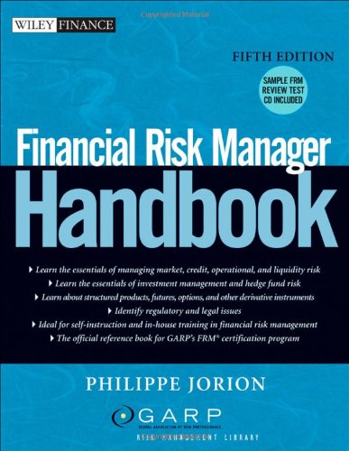 Financial Risk Manager Handbook (Wiley Finance) 5th Ed. (2009)