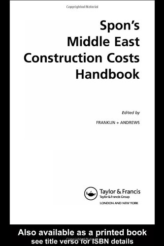 Spons Middle East Construction Cost Handbook