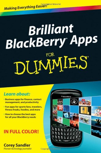 Brilliant BlackBerry Apps For Dummies
