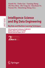 Intelligence Science and Big Data Engineering. Big Data and Machine Learning Techniques: 5th International Conference, IScIDE 2015, Suzhou, China, Jun
