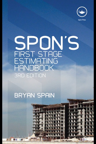 Spons First Stage Estimating Handbook