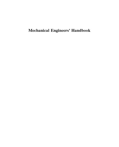 Mechanical Engineers Handbook: Instrumentation, Systems, Controls, and MEMS, Volume 2, Third Edition