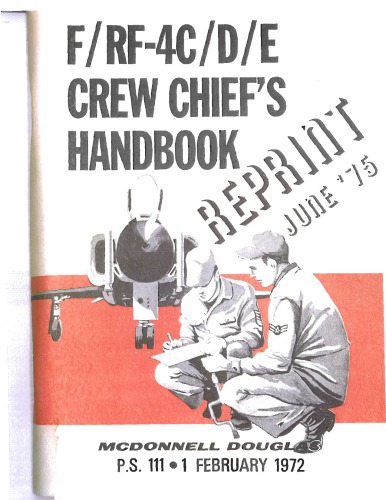 F RF-4C D E CREW CHIEFS HANDBOOK