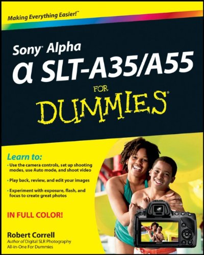Sony Alpha SLT-A35 A55 For Dummies