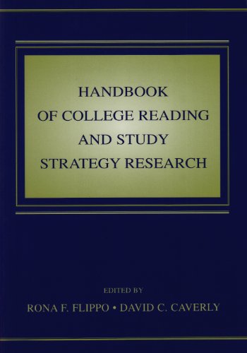 Handbook of College Reading and Study Strategy Research