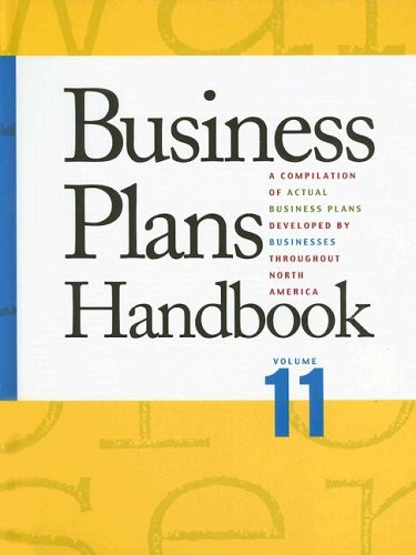 Business Plans Handbook, Volume 11