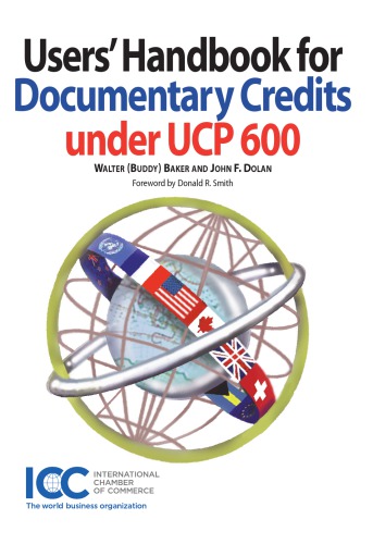 Users handbook for documentary credits under UCP 600