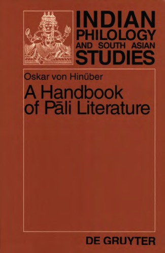 A Handbook Pali Literature