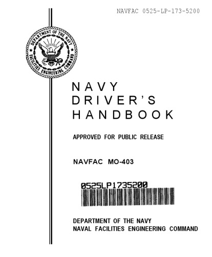 Drivers Handbook NAVFAC MO-403 - US Navy