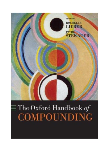 The Oxford handbook of compounding (draft)