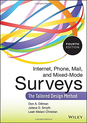 Internet, Phone, Mail, and Mixed-Mode Surveys: The Tailored Design Method