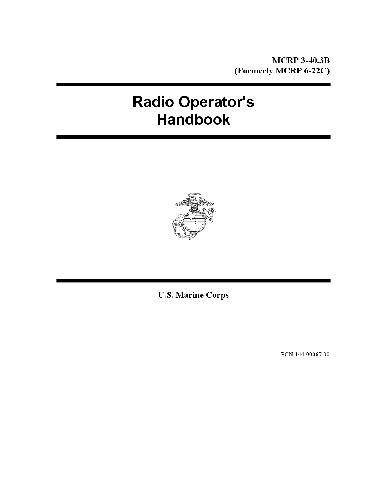 Radio Operators Handbook MCRP 3-40.3b