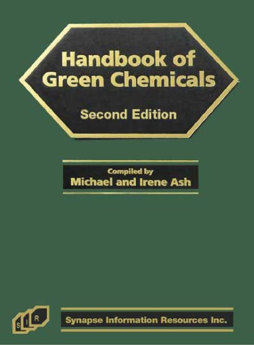 Handbook of Green Chemicals (2nd Edition)