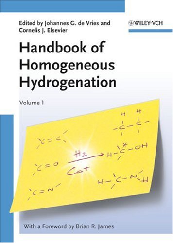Handbook of Homogeneous Hydrogenation vol 1