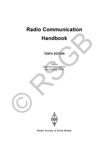 Radio Communication Handbook 10th ed