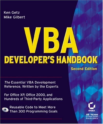 VBA Developers Handbook, 2nd Edition