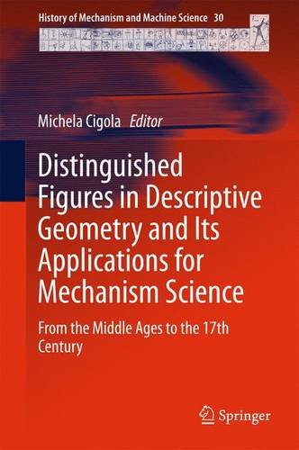 Distinguished Figures in Descriptive Geometry and Its Applications for Mechanism Science: From the Middle Ages to the 17th Century