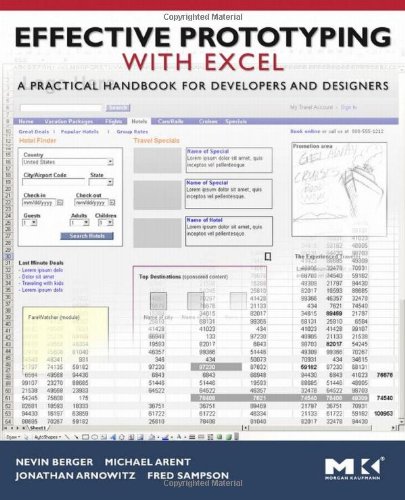 Effective Prototyping with Excel. A practical handbook for developers and designers