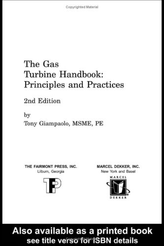 The Gas Turbine Handbook: Principles and Practices, Second Edition